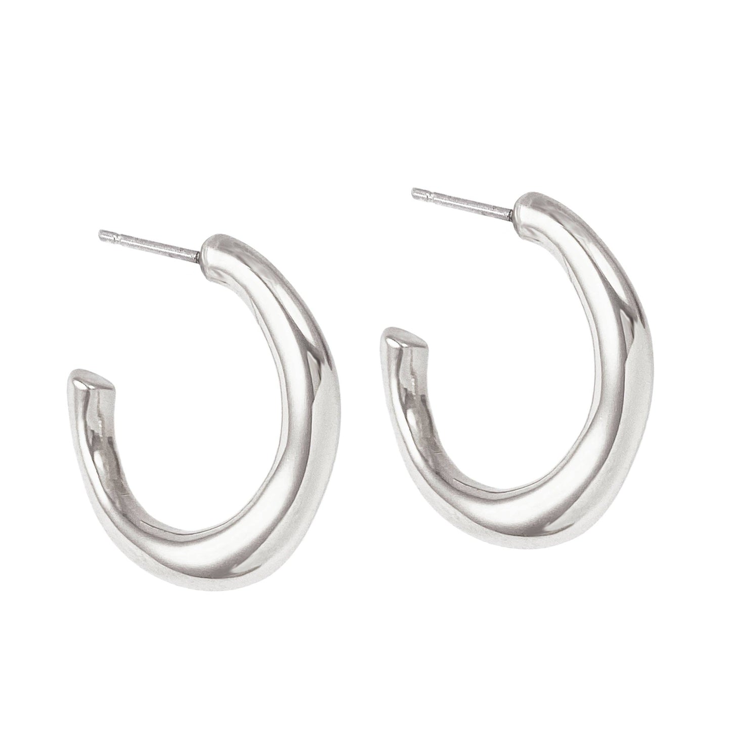 BIKO | Rio Hoops Medium - Silver