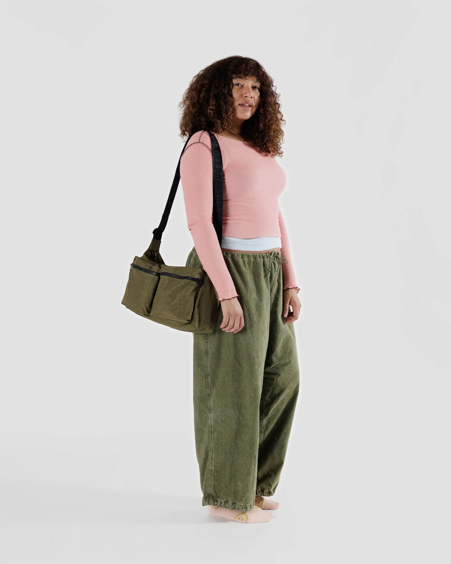 Baggu | Large Cargo Crossbody Bag - Seaweed