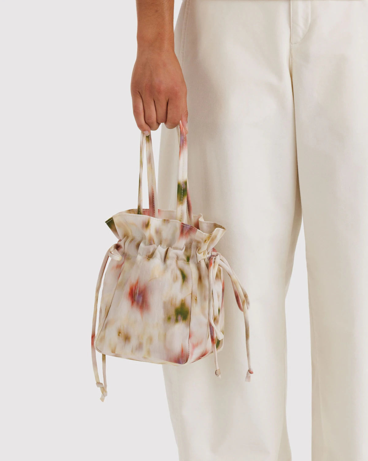 Baggu | Nylon Drawstring Bag - Abstract Floral