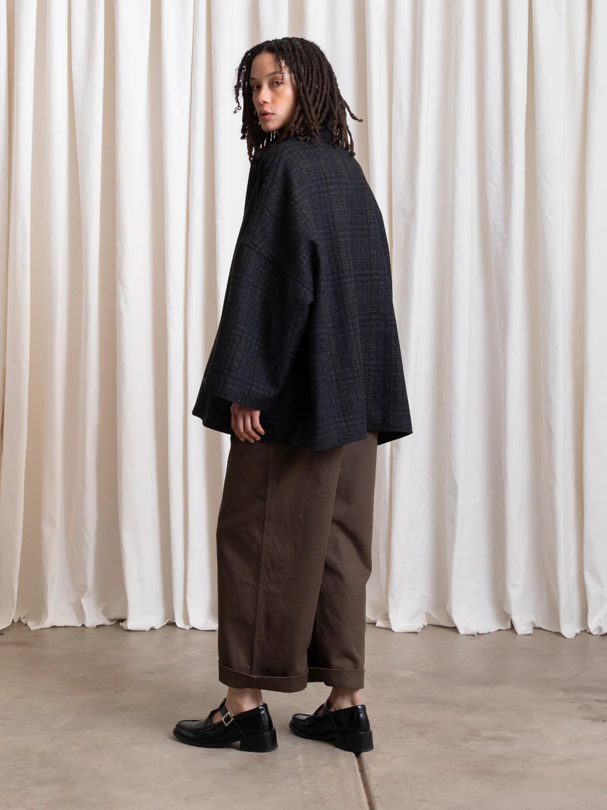 Ali Golden | Wool Oversized Shirt Jacket