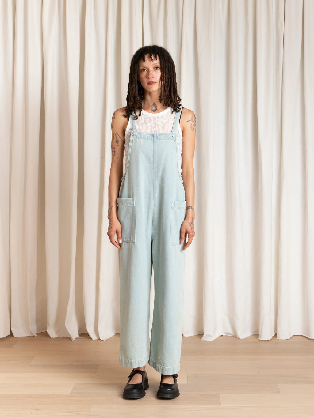 Ali Golden - Overall Jumper - Light Denim