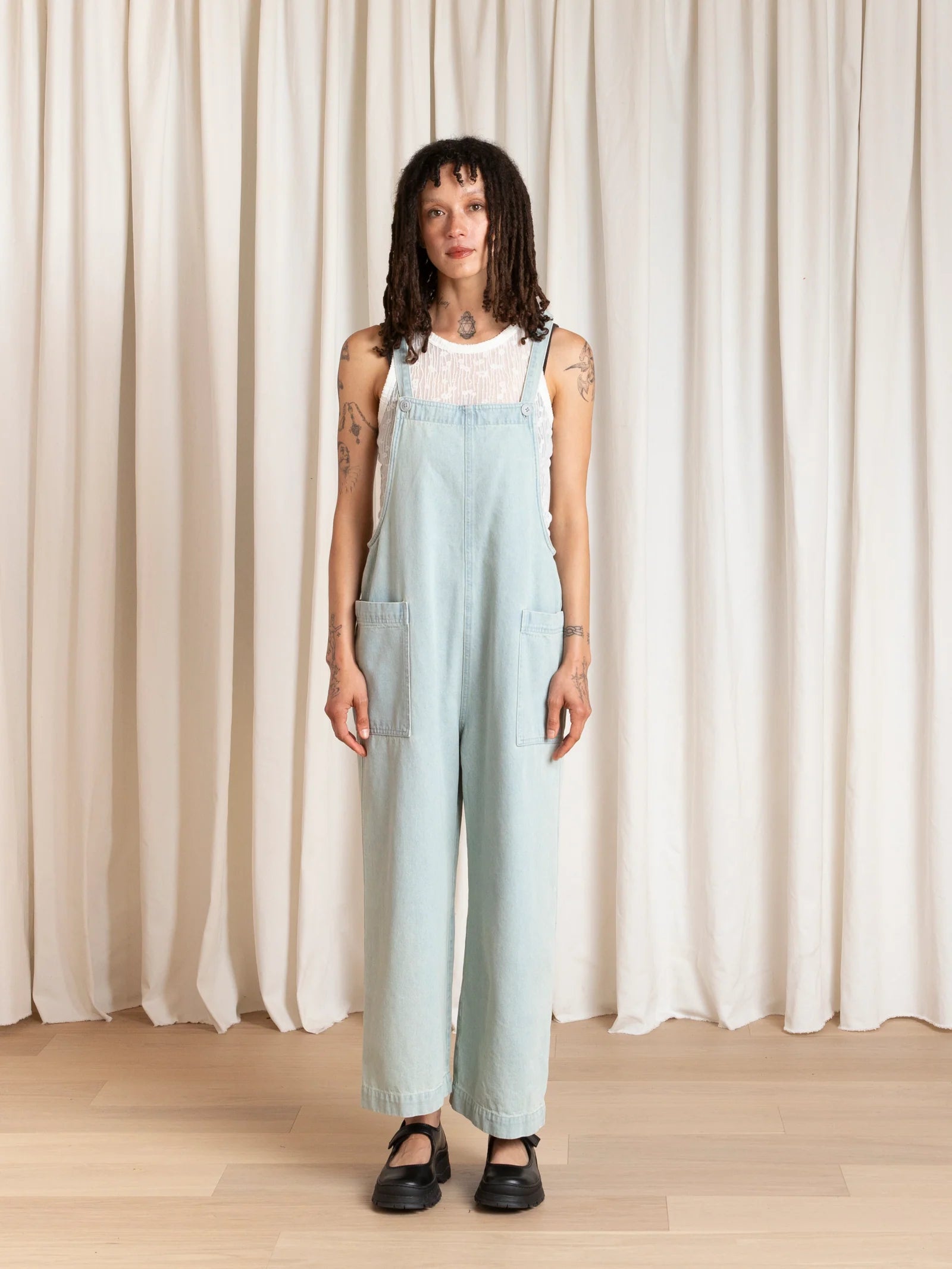 Ali Golden - Overall Jumper - Light Denim