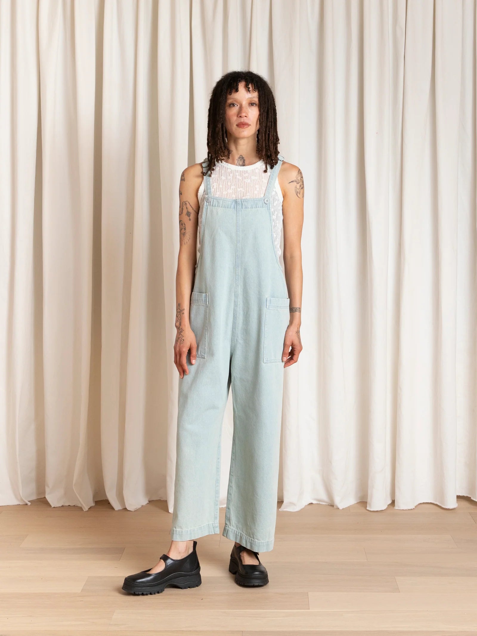 Ali Golden - Overall Jumper - Light Denim