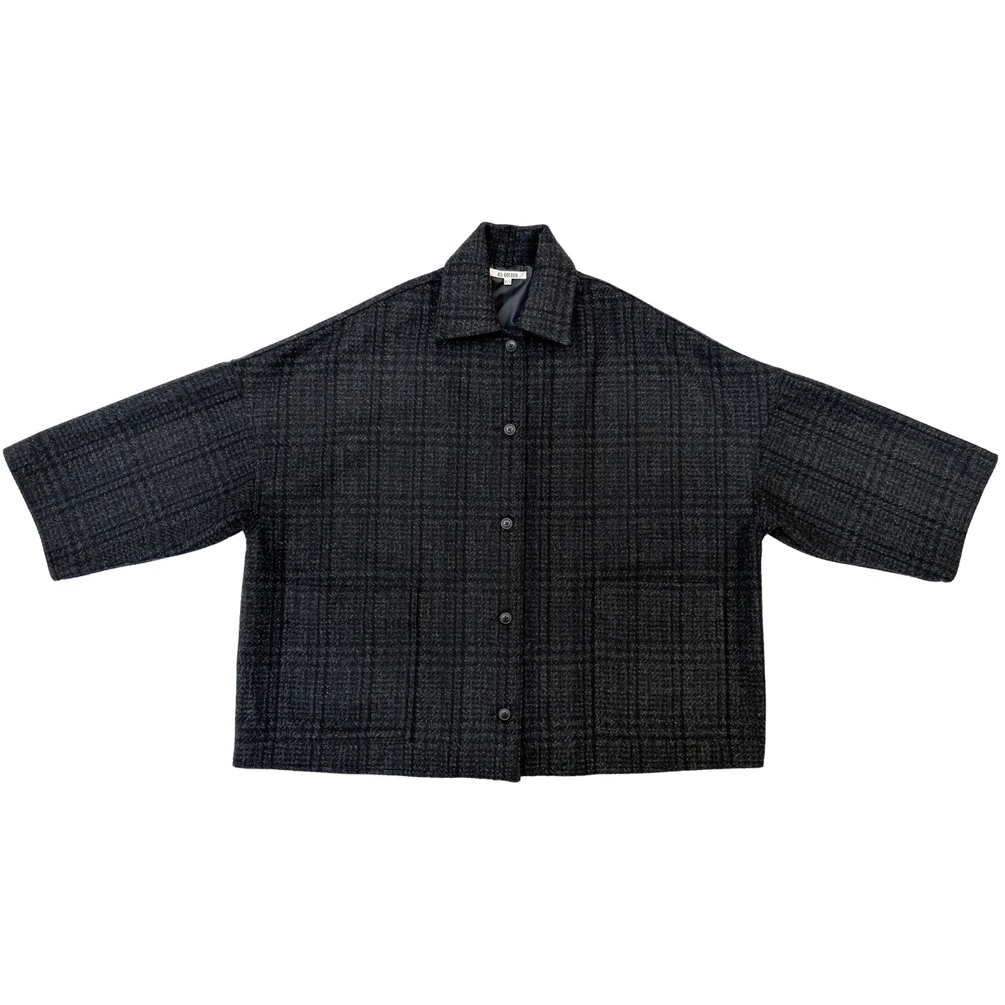 Ali Golden | Wool Oversized Shirt Jacket