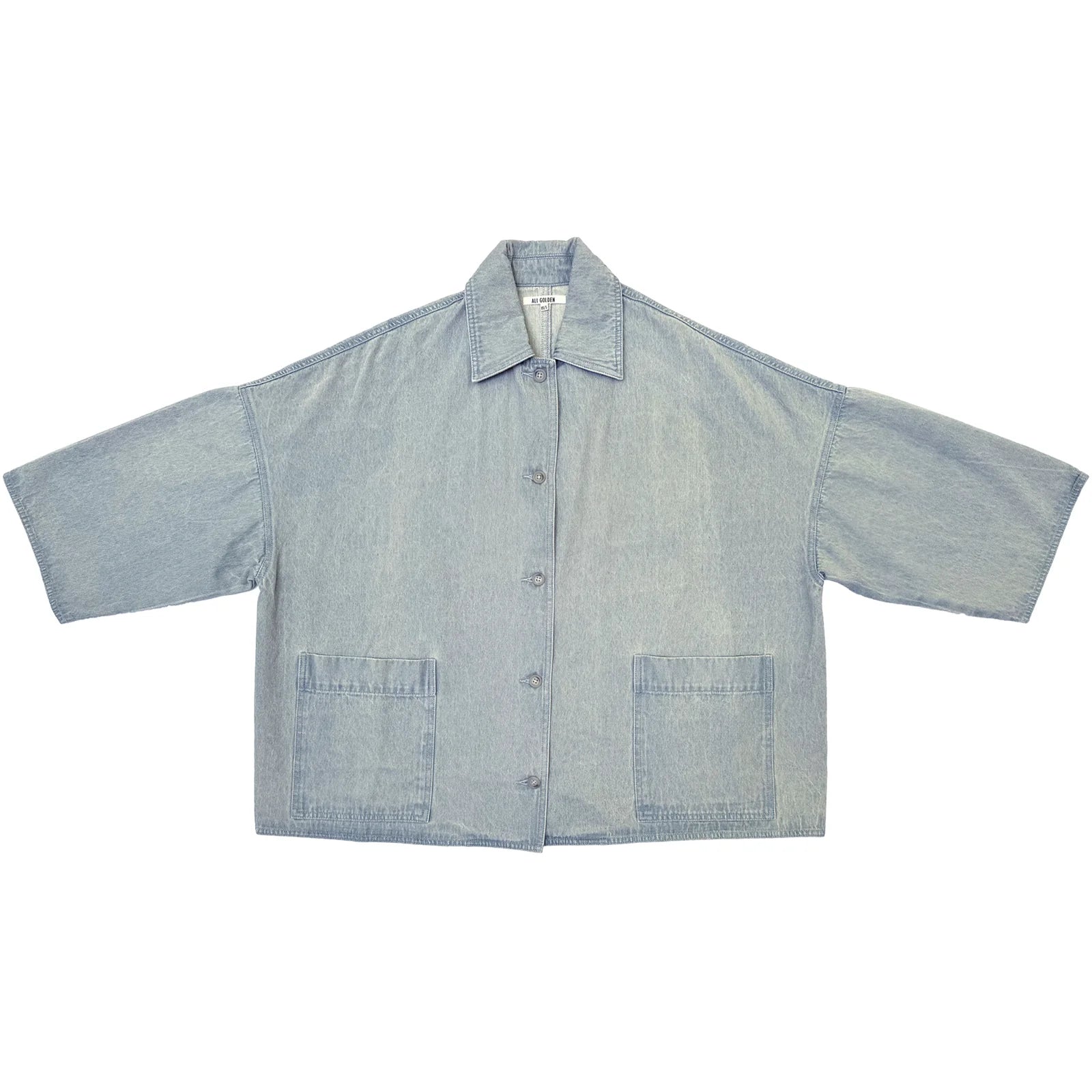 Ali Golden | Oversized Shirt jacket - Light Denim