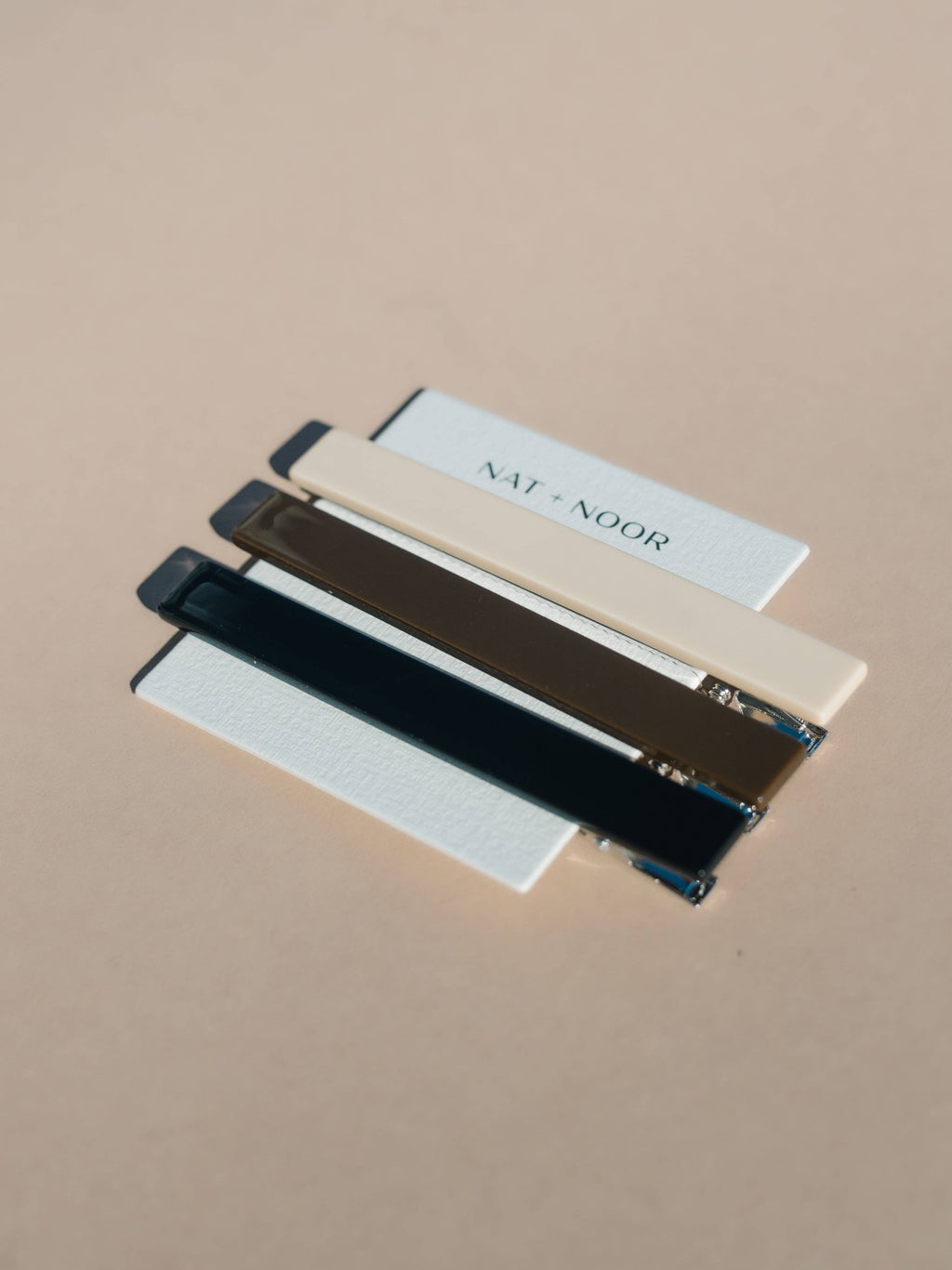 Nat + Noor | Evie Hair Clips - Neutral Tones