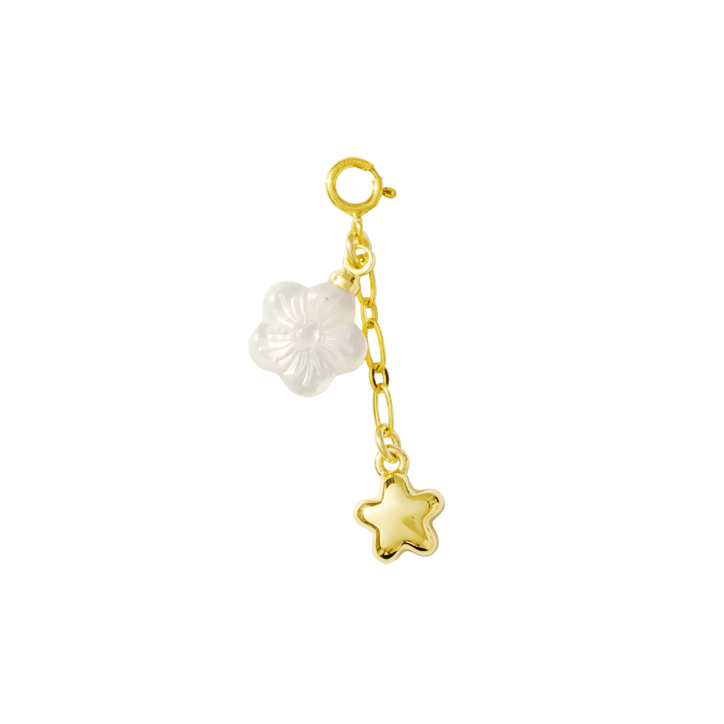 Karst Essentials | Super Clip Hair Claw — Midnight - Gold Flower Duo Charm