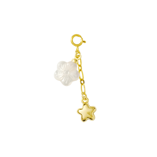Karst Essentials | Super Clip Hair Claw — Midnight - Gold Flower Duo Charm