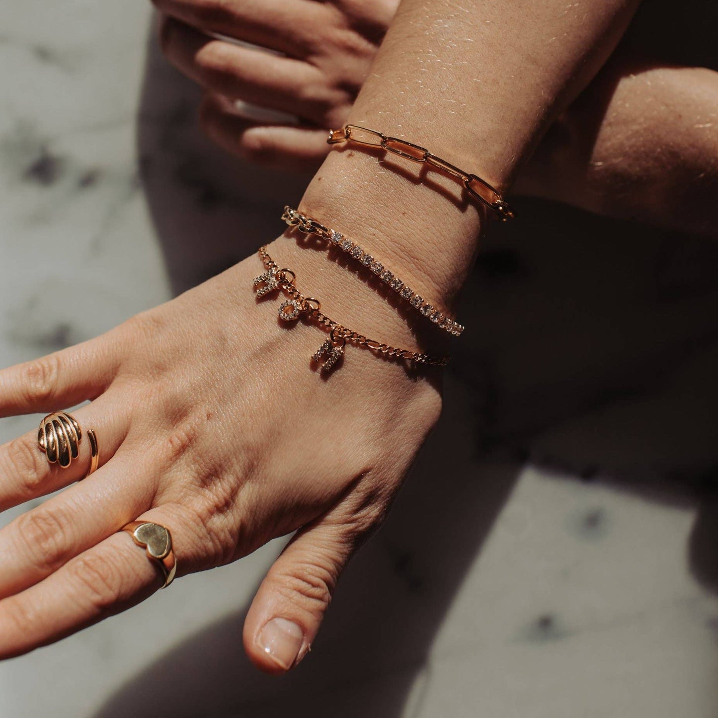 Love Local Jewelry | Hayley Bracelet - Gold or Silver