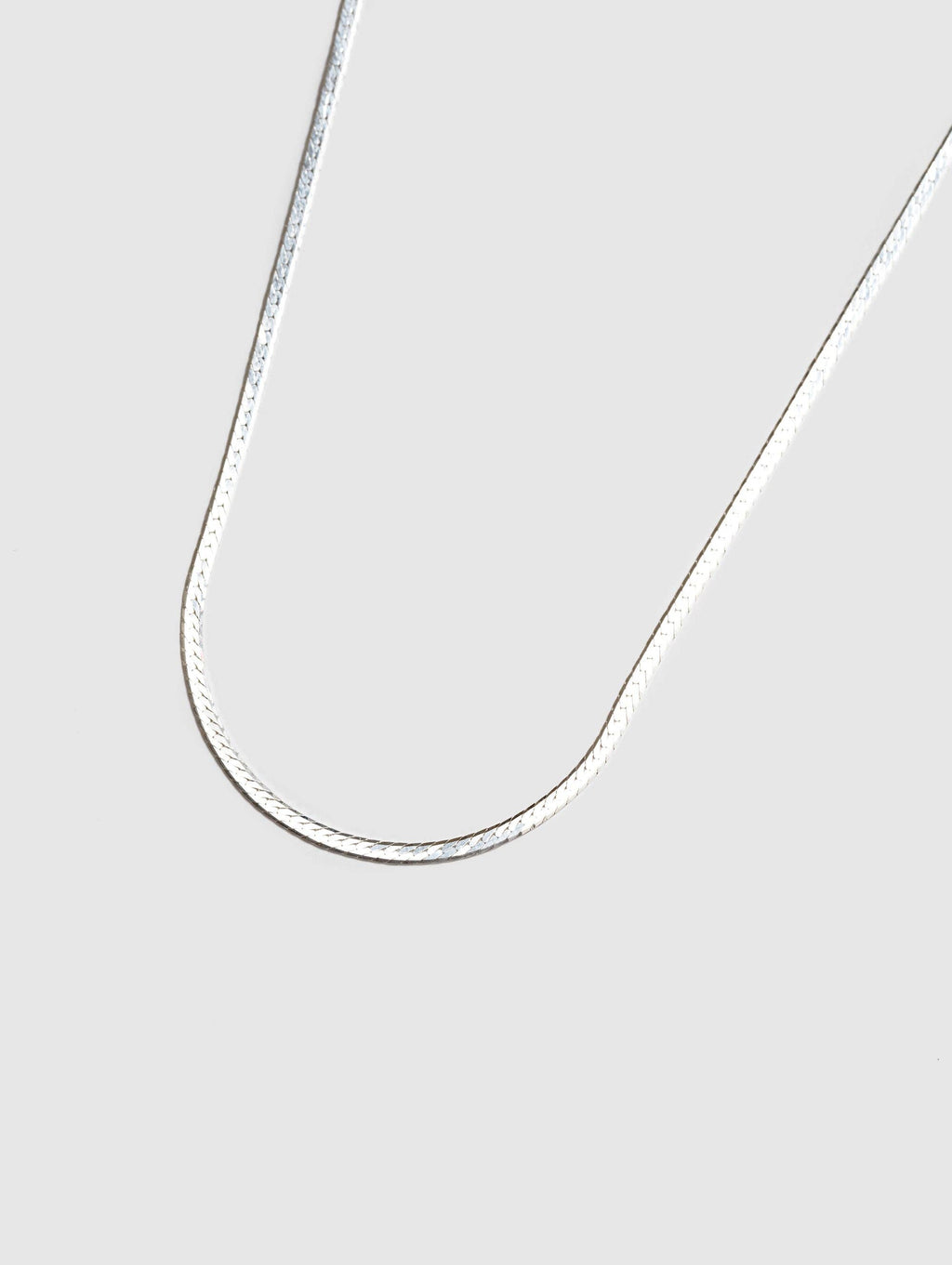 Wolf Circus | Thin Herringbone Chain - Sterling Silver