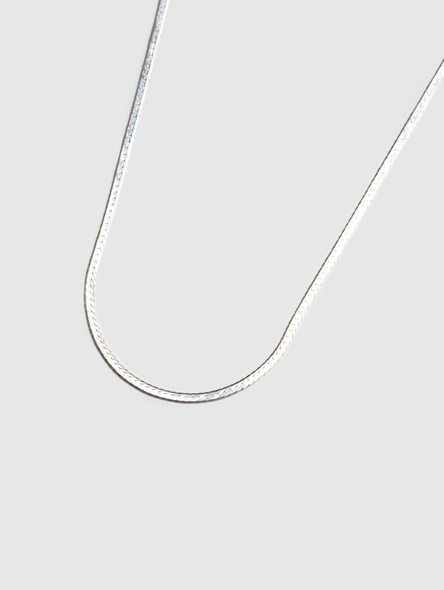 Wolf Circus | Thin Herringbone Chain in Sterling Silver