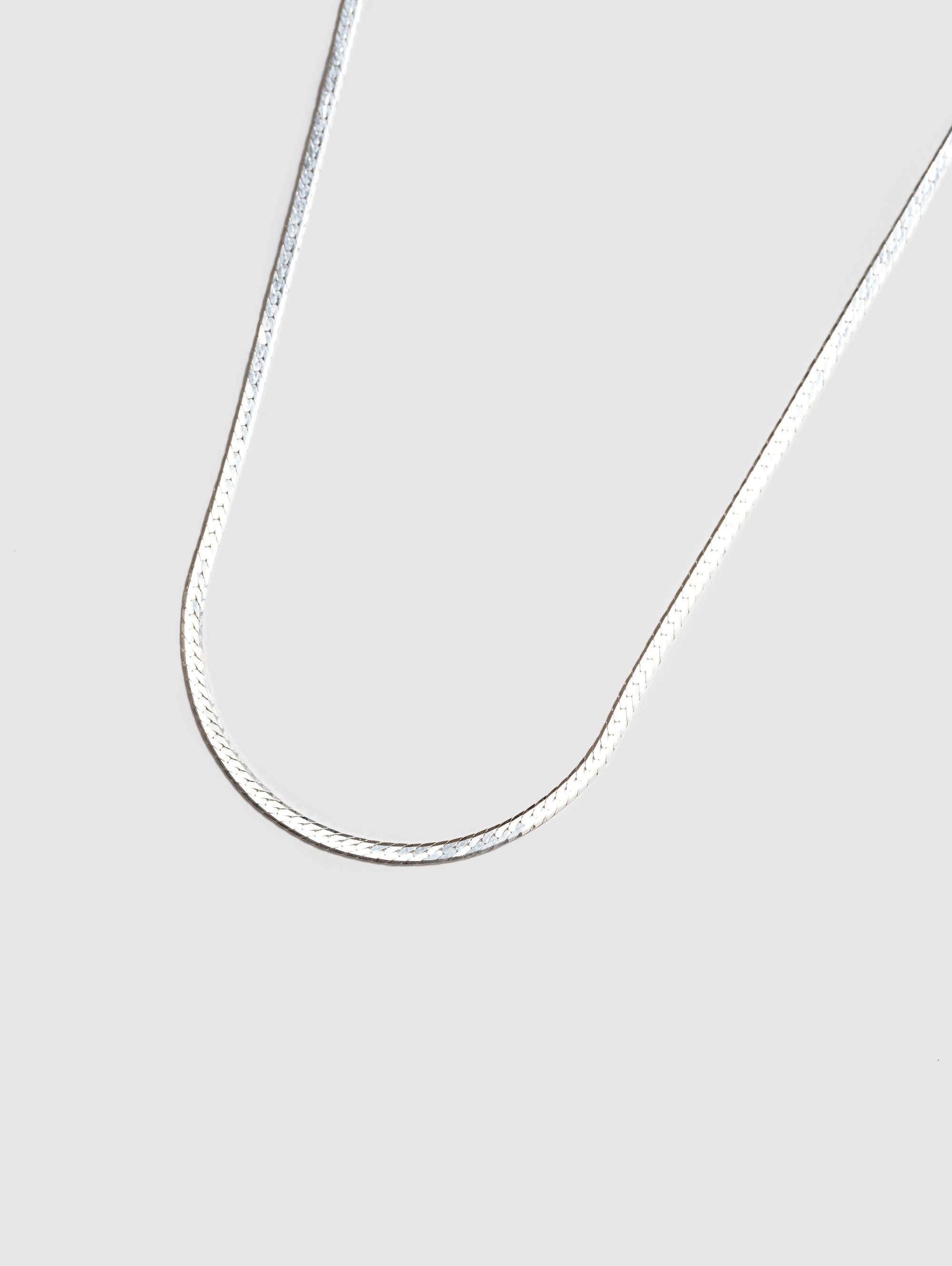 Wolf Circus | Thin Herringbone Chain - Sterling Silver