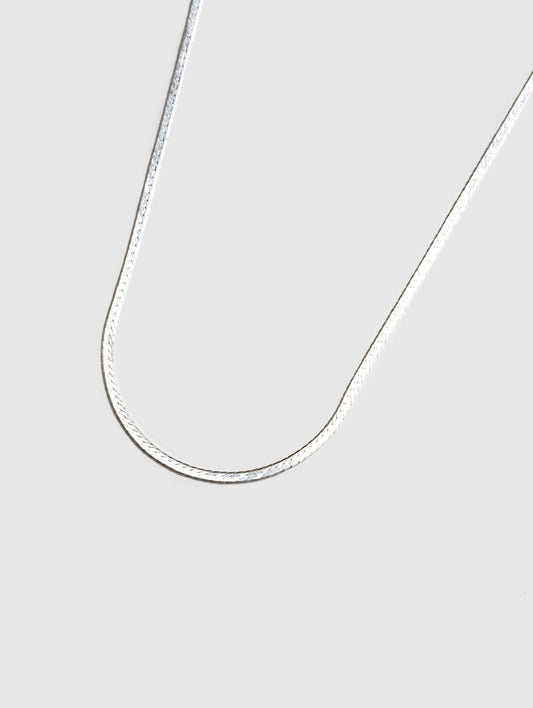 Wolf Circus | Thin Herringbone Chain in Sterling Silver