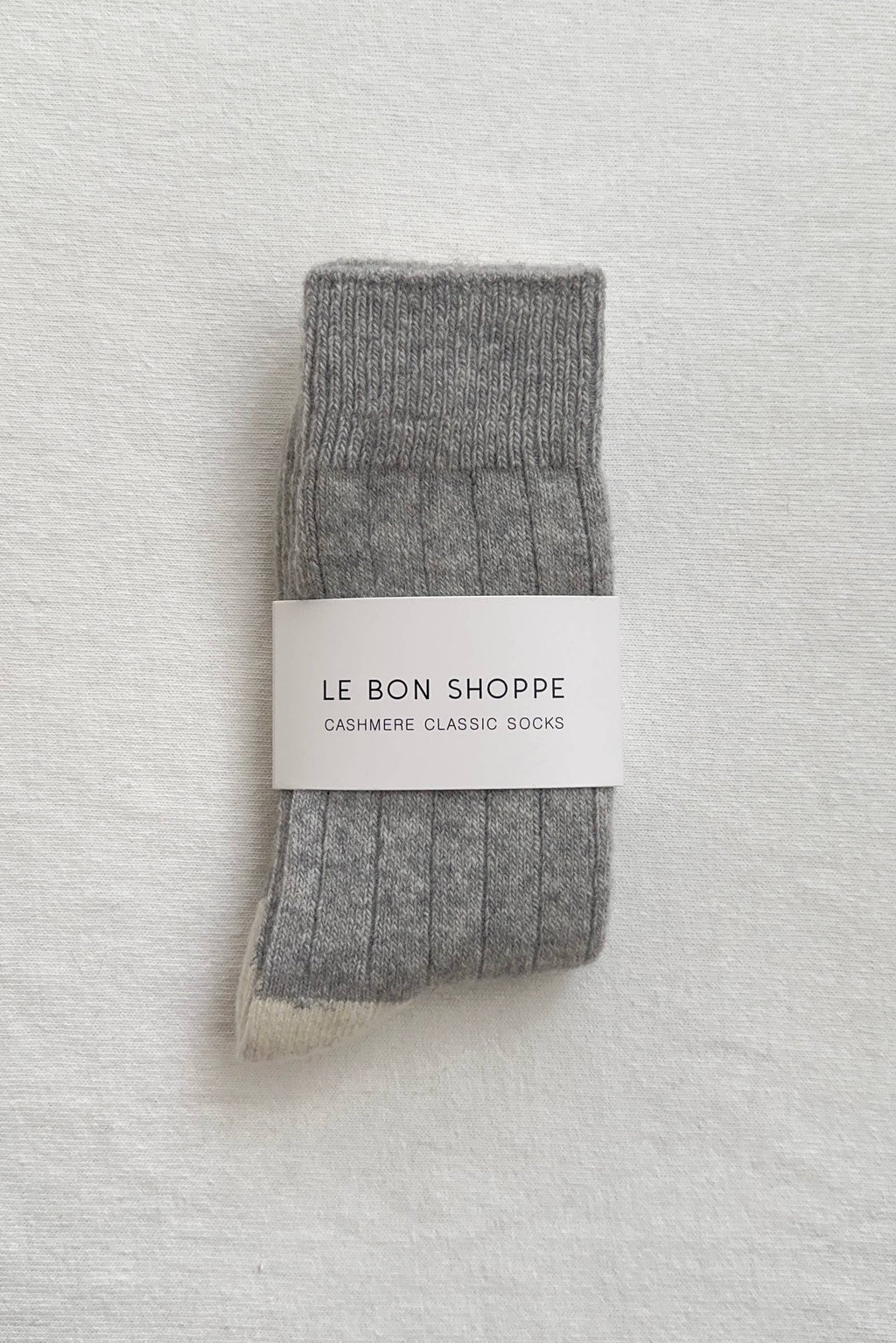 Le Bon Shoppe | Classic Cashmere Socks - Grey Melange