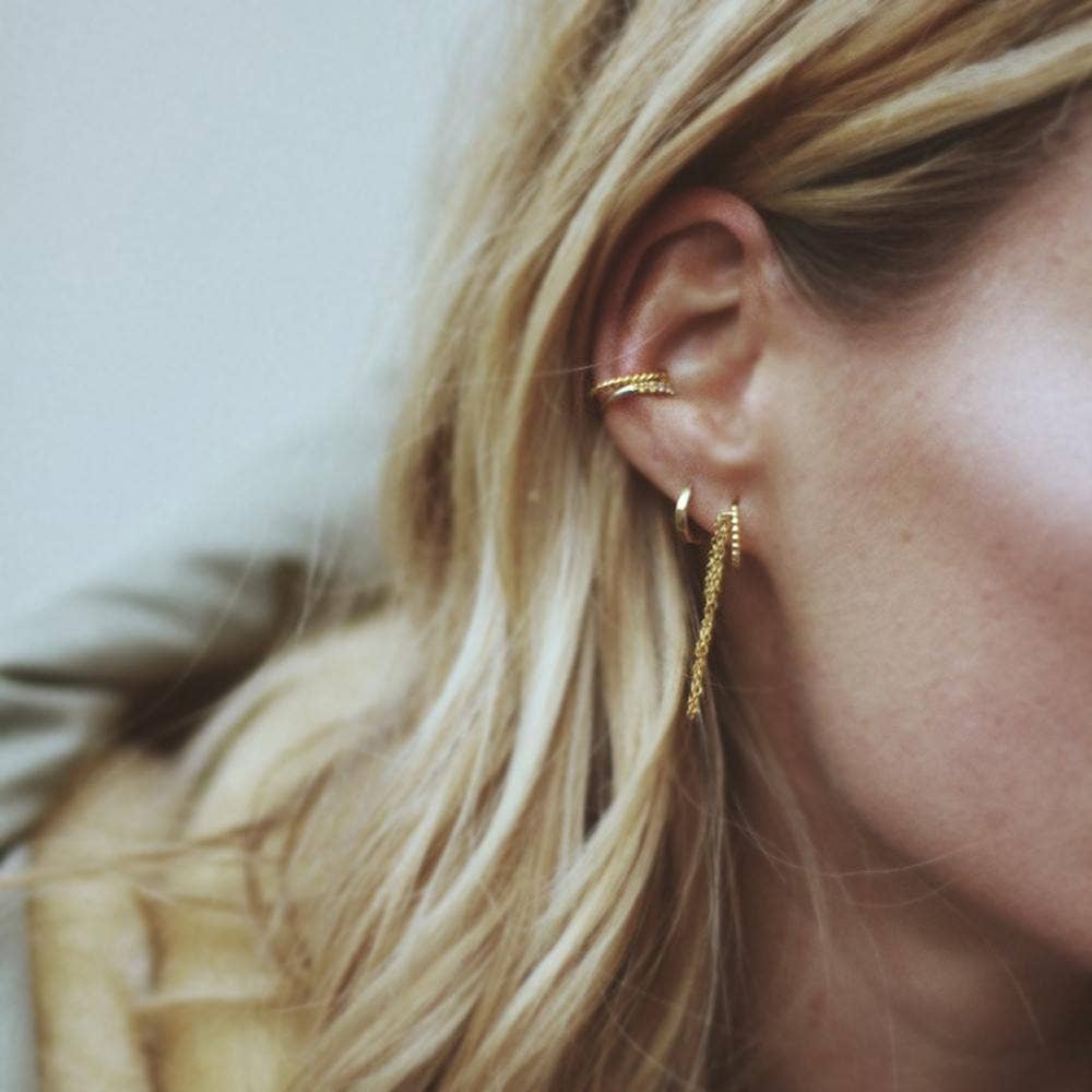 Love Local Jewelry | Jona Hoops 1cm - Gold