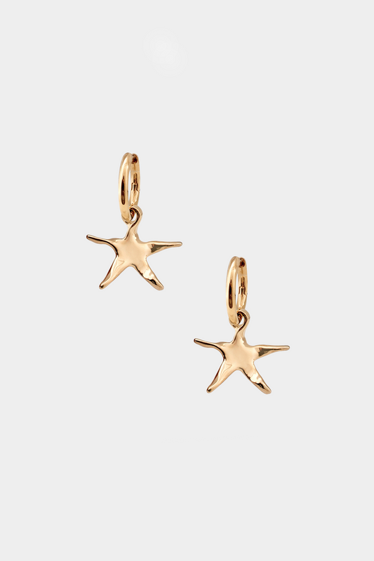 Kara Yoo | Estelle Hoops - Gold Plated