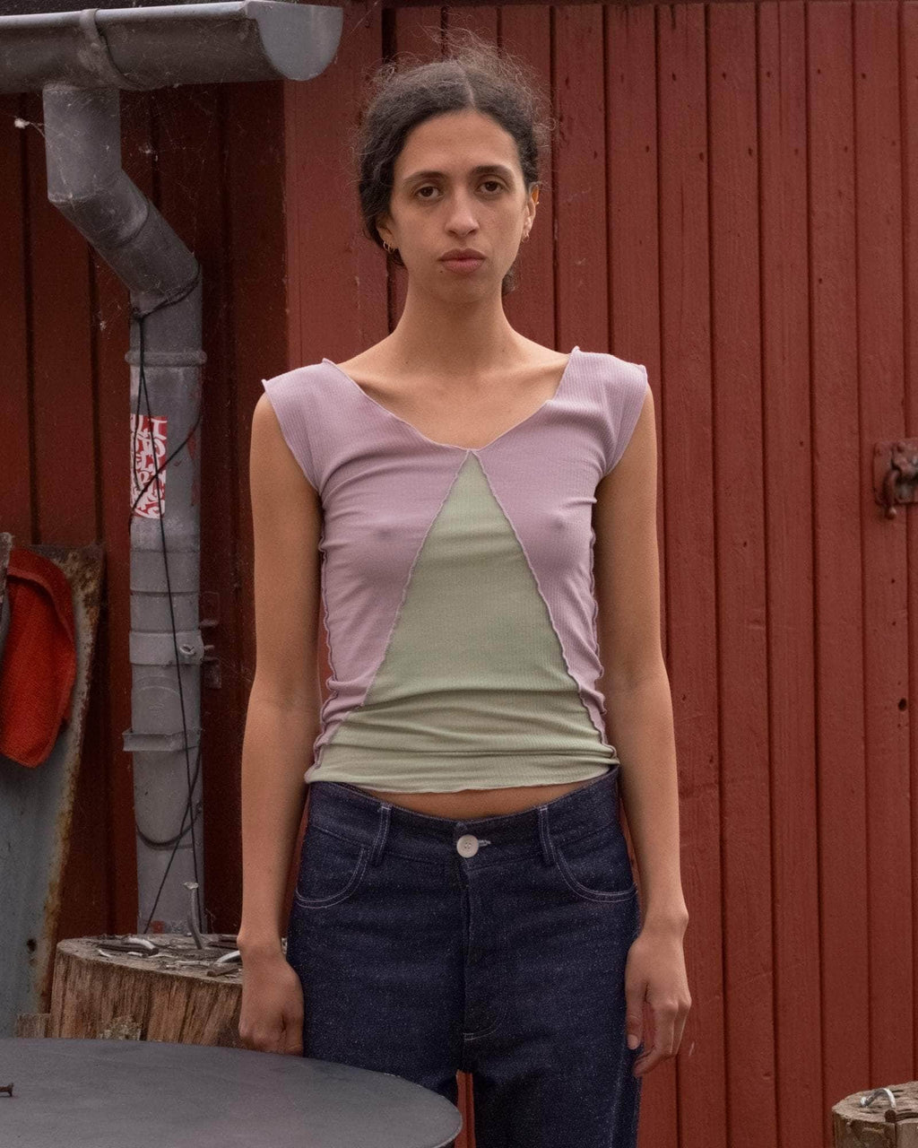 Baserange | Phy Tank - Fine Organic Cotton Rib