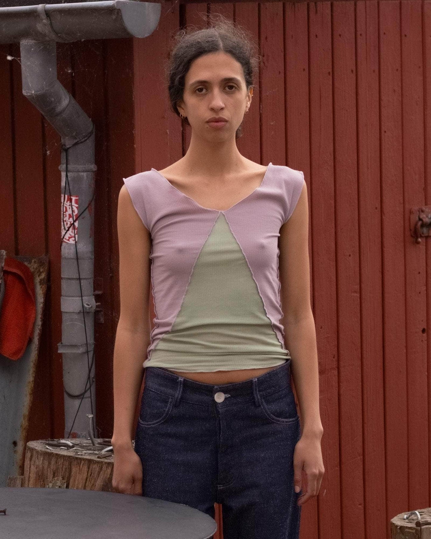 Baserange | Phy Tank - Fine Organic Cotton Rib