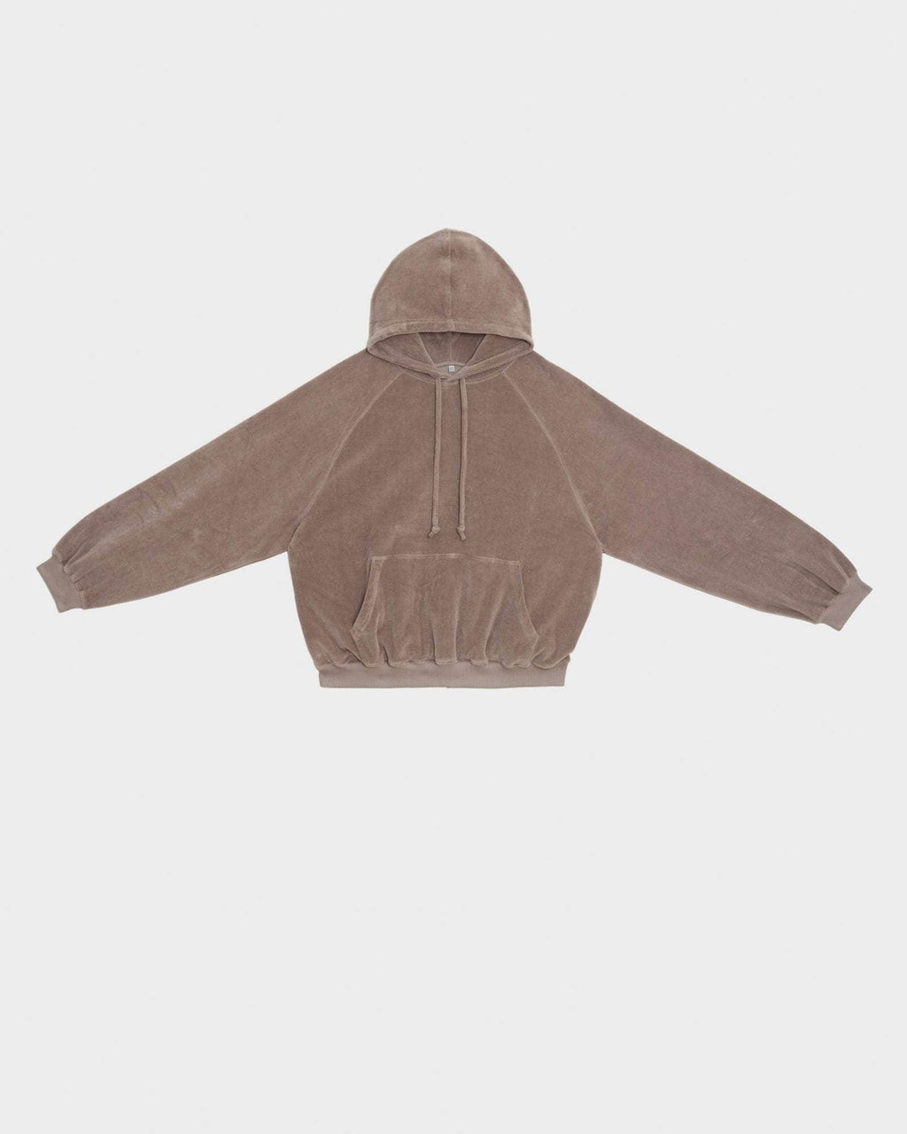 Baserange | Rim Raglan Hoodie - Organic Cotton Velour