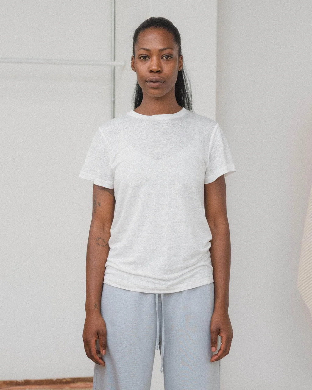 Baserange | Sevinc Tee Shirt, 100% Linen