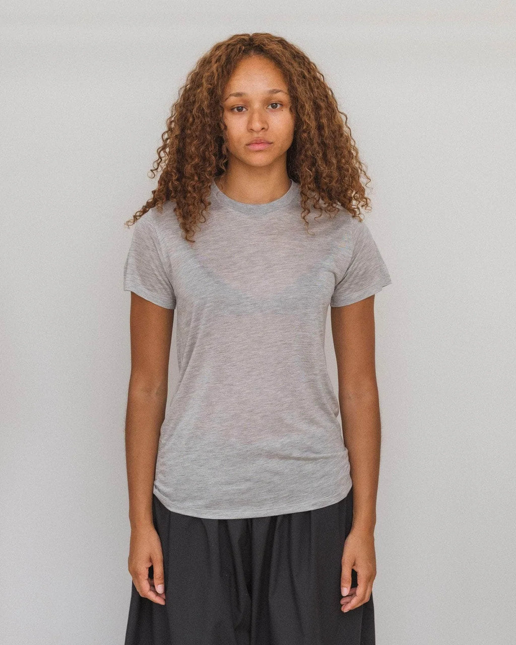 Baserange | Tee Shirt Bamboo - Grey Milange
