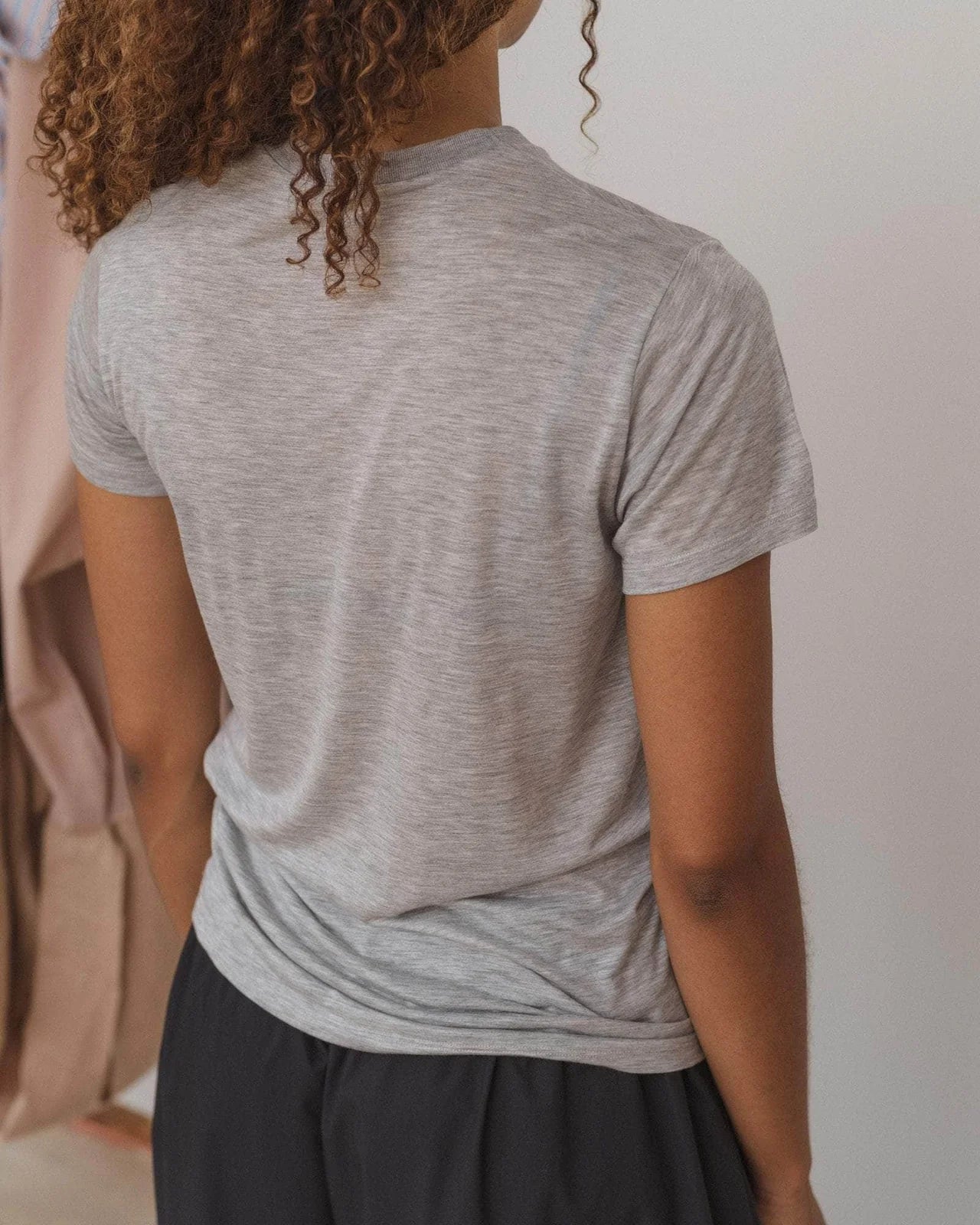 Baserange | Tee Shirt Bamboo - Grey Milange