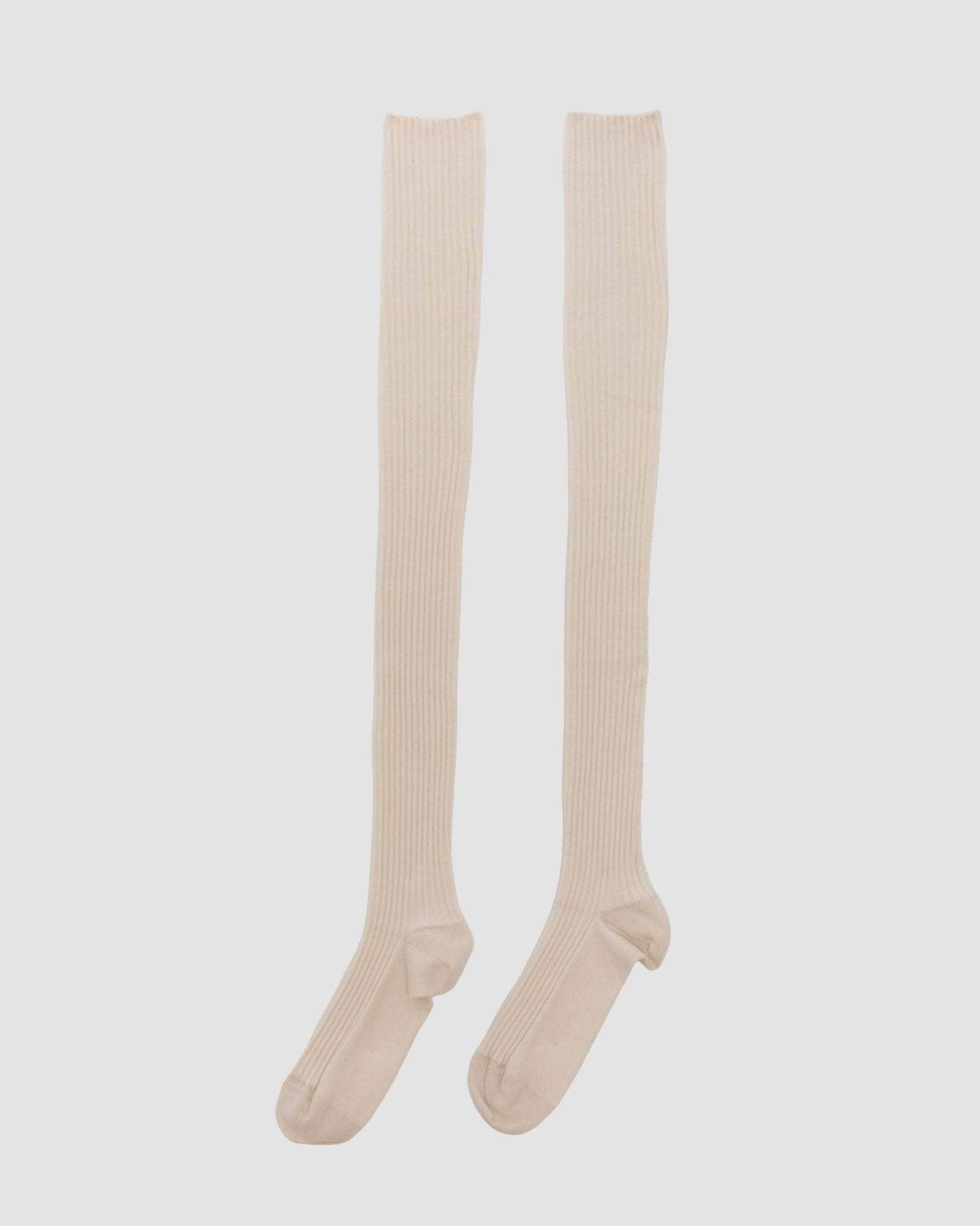 Baserange | Overknee Socks - Undyed