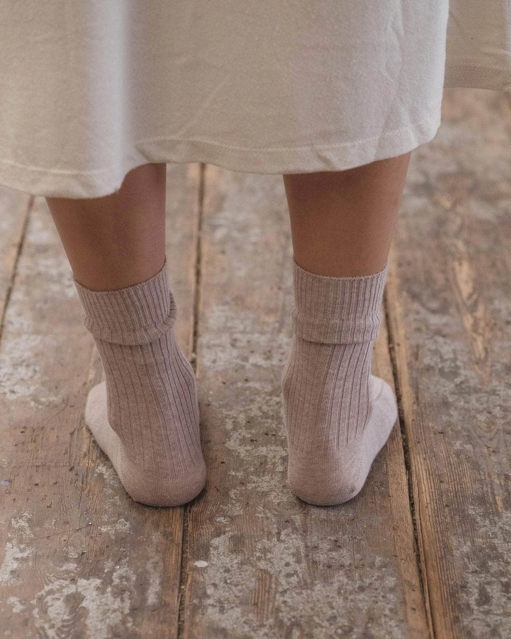 Baserange | Rib Over Ankle Socks - Haptic