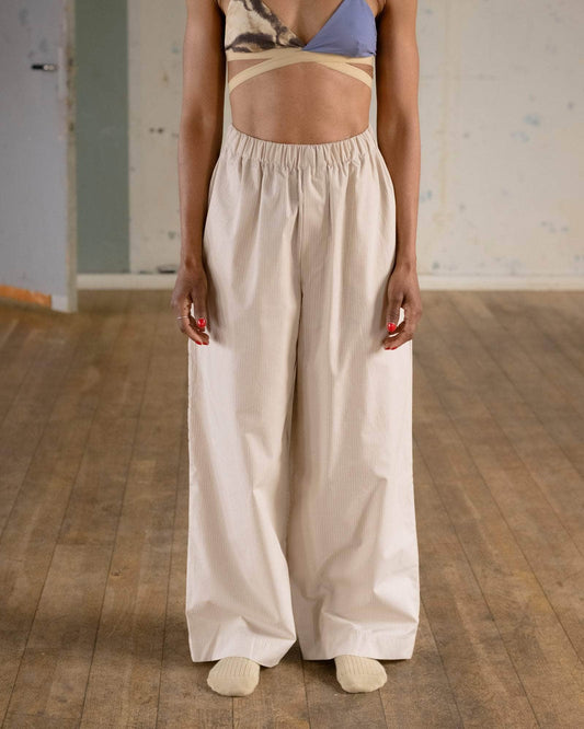 Baserange | Claude Pants - Brown Stripe