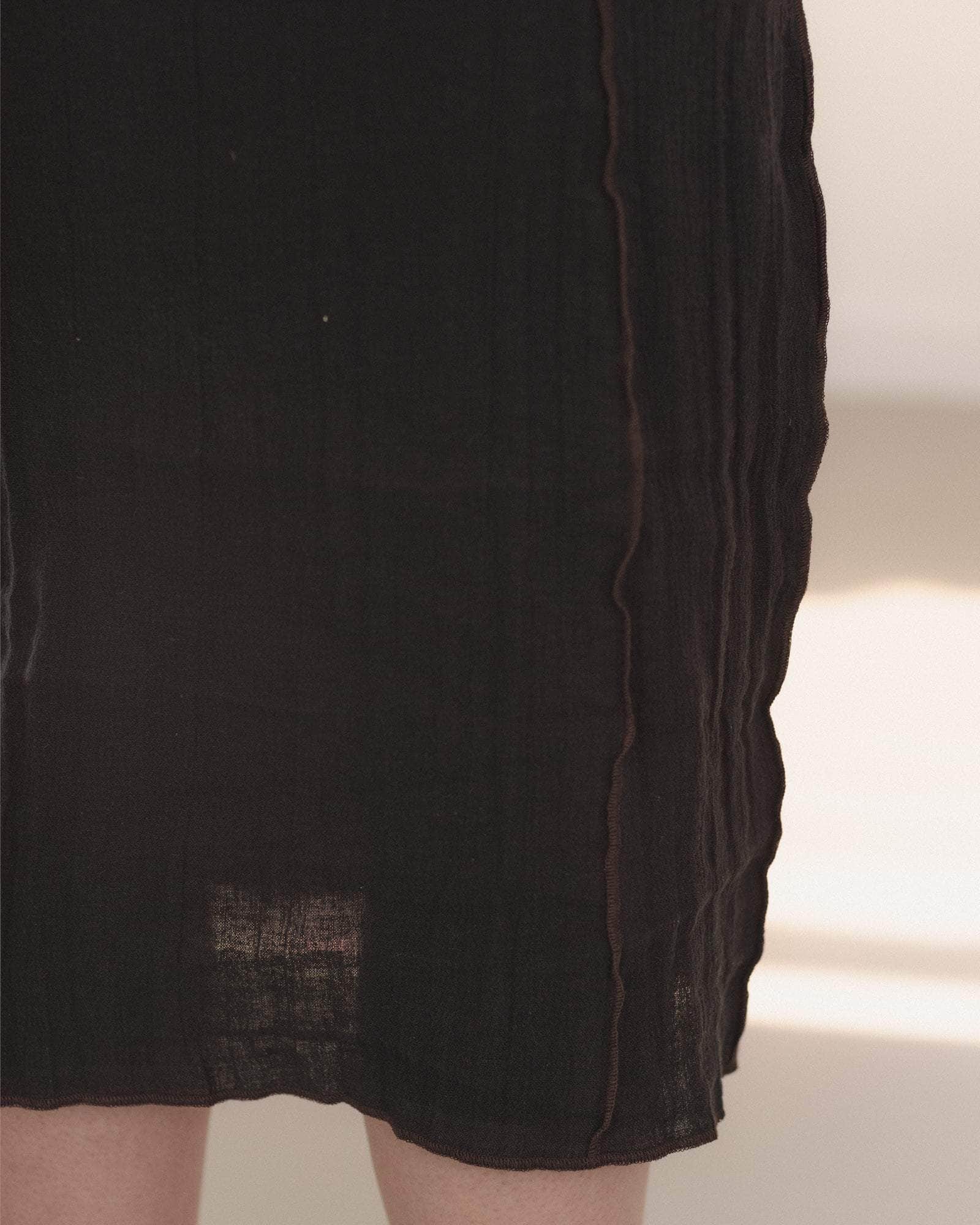 Baserange | Shok Slip Dress - Black