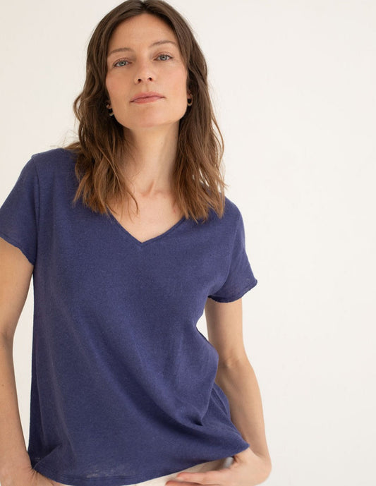 Mus & Bombon | Basieco Pico T- Shirt -Navy
