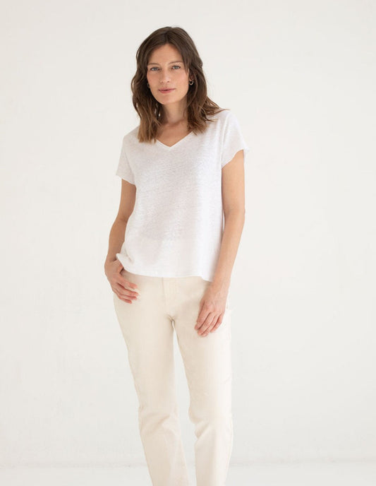 Mus & Bombon | Basieco Pico T- Shirt -White