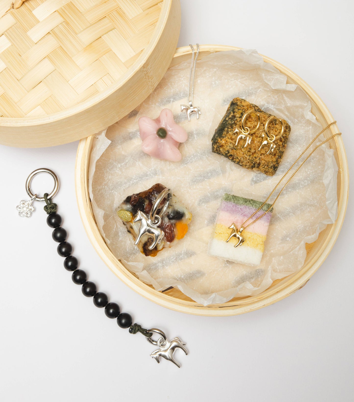 Kara Yoo | Lunar Horse Beaded Bag Loop