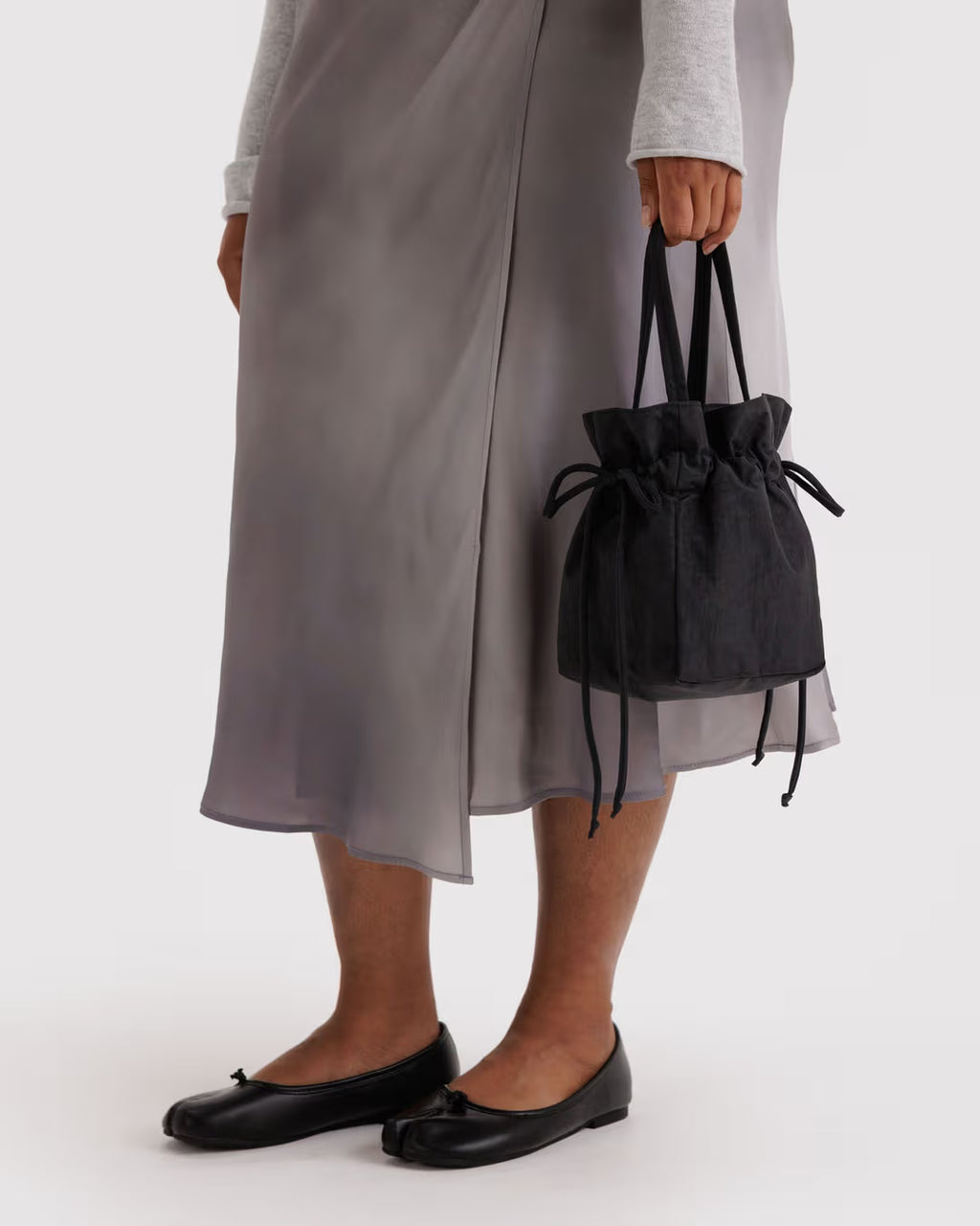 Baggu | Nylon Drawstring Bag - Black