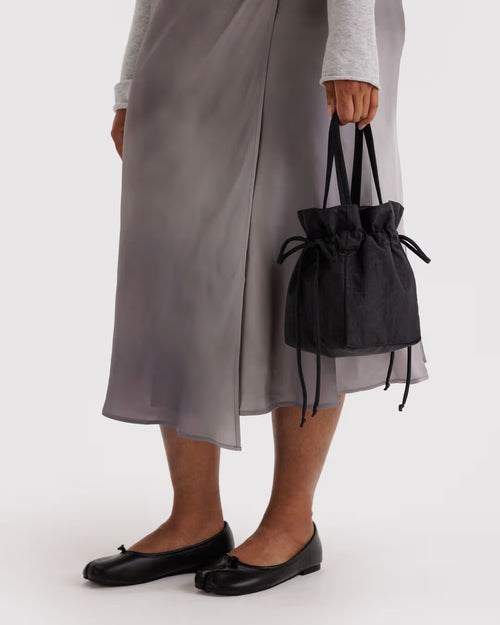Baggu | Nylon Drawstring Bag - Black