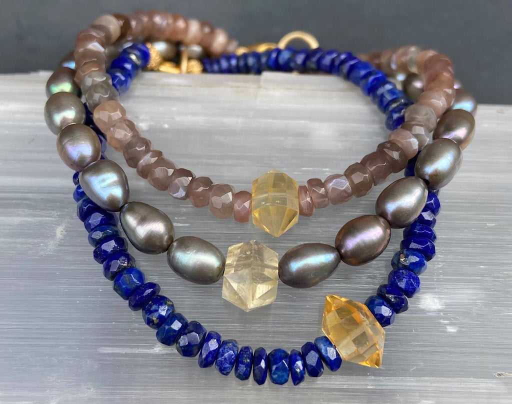 Heather Kahn | Moondust Energy Bracelet -3 Stone Options