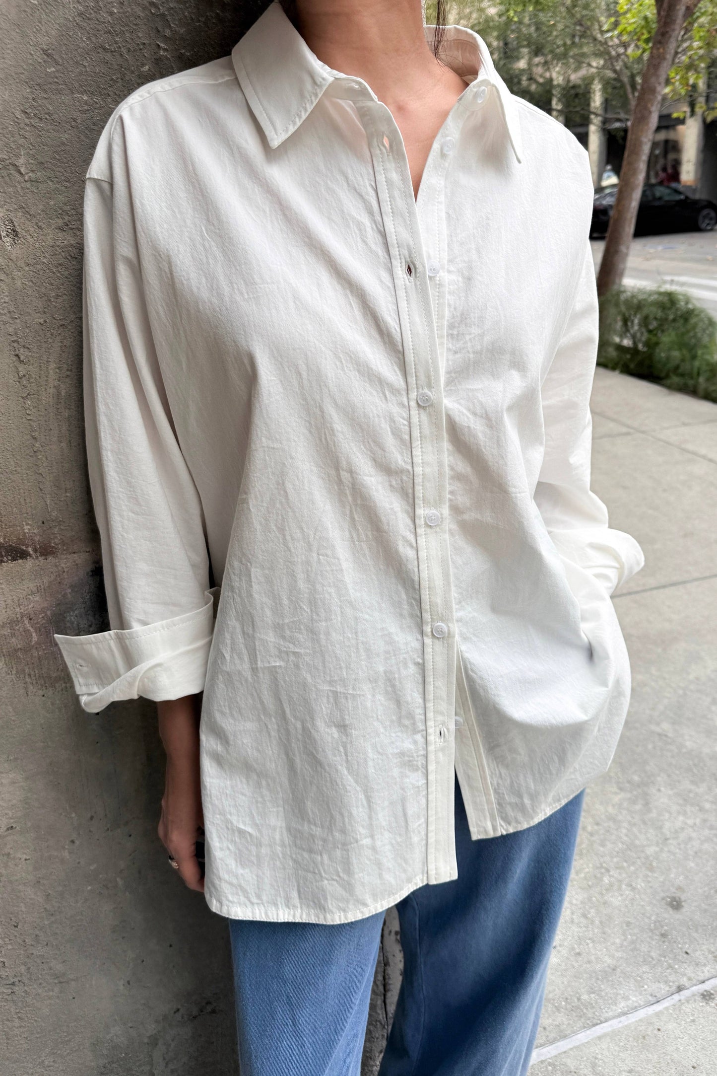 Le Bon Shoppe | Light Weight Owen Shirt - White