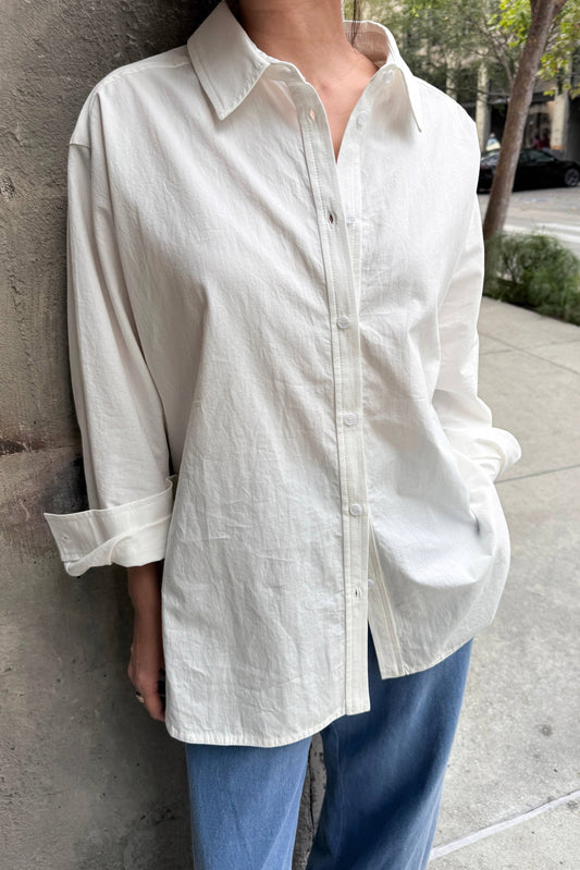 Le Bon Shoppe | Light Weight Owen Shirt - White