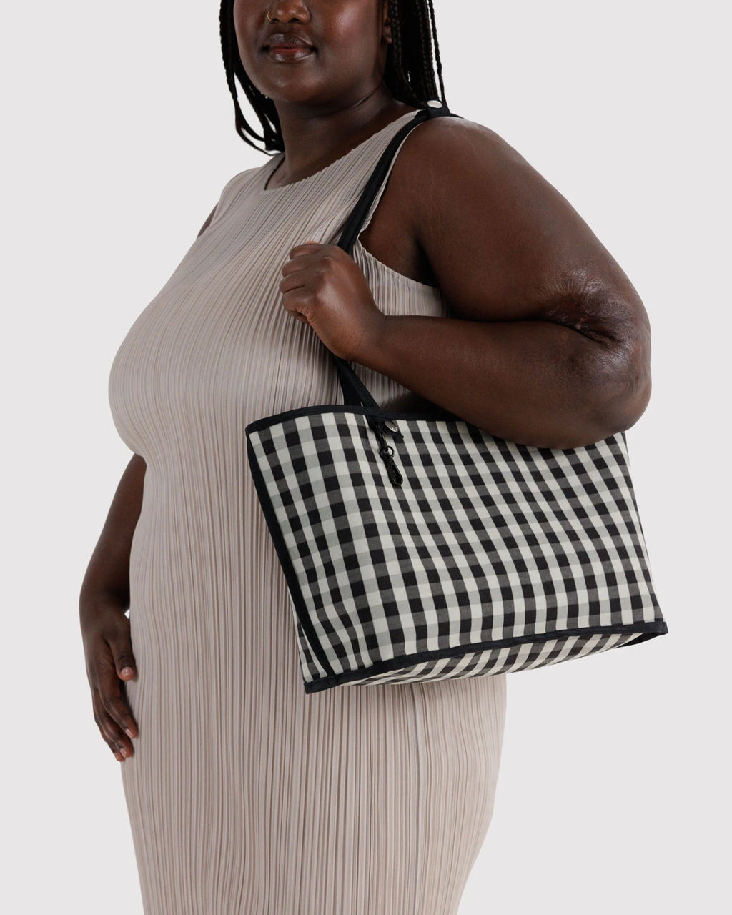 Baggu | Medium Nylon Reversible Tote - Black Mix