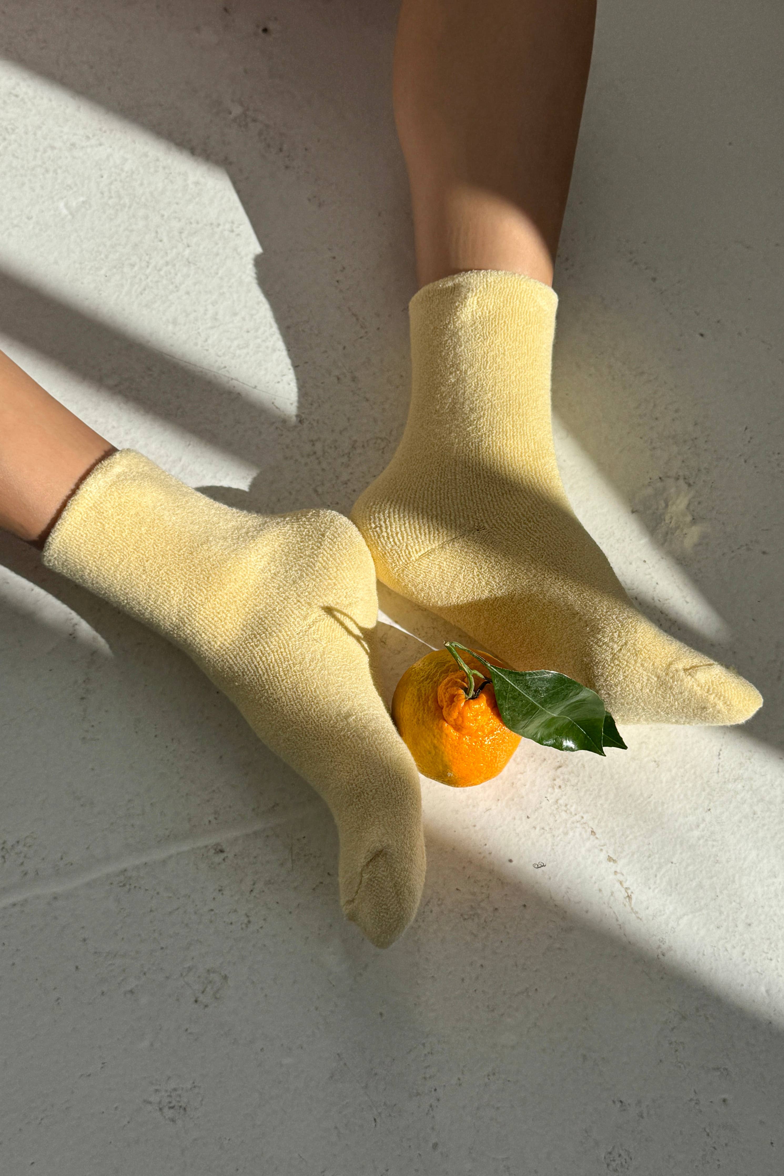 Le Bon Shoppe | Cloud Socks - Lemon Water
