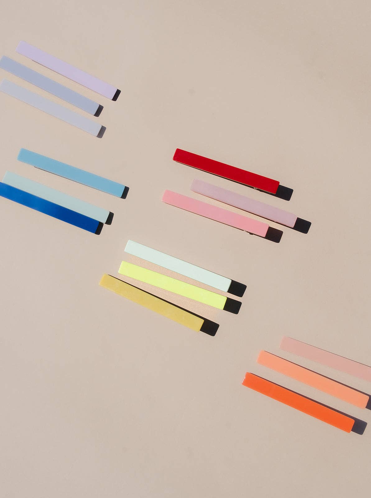 Evie Hair Clips - Mango