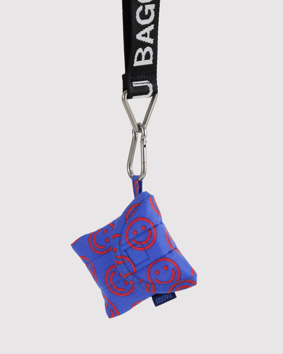 Baggu | Puffy Earbuds Case - Mini Cobalt Happy