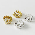 Love Local Jewelry | Chunky Croissant Hoops 2cm - Gold