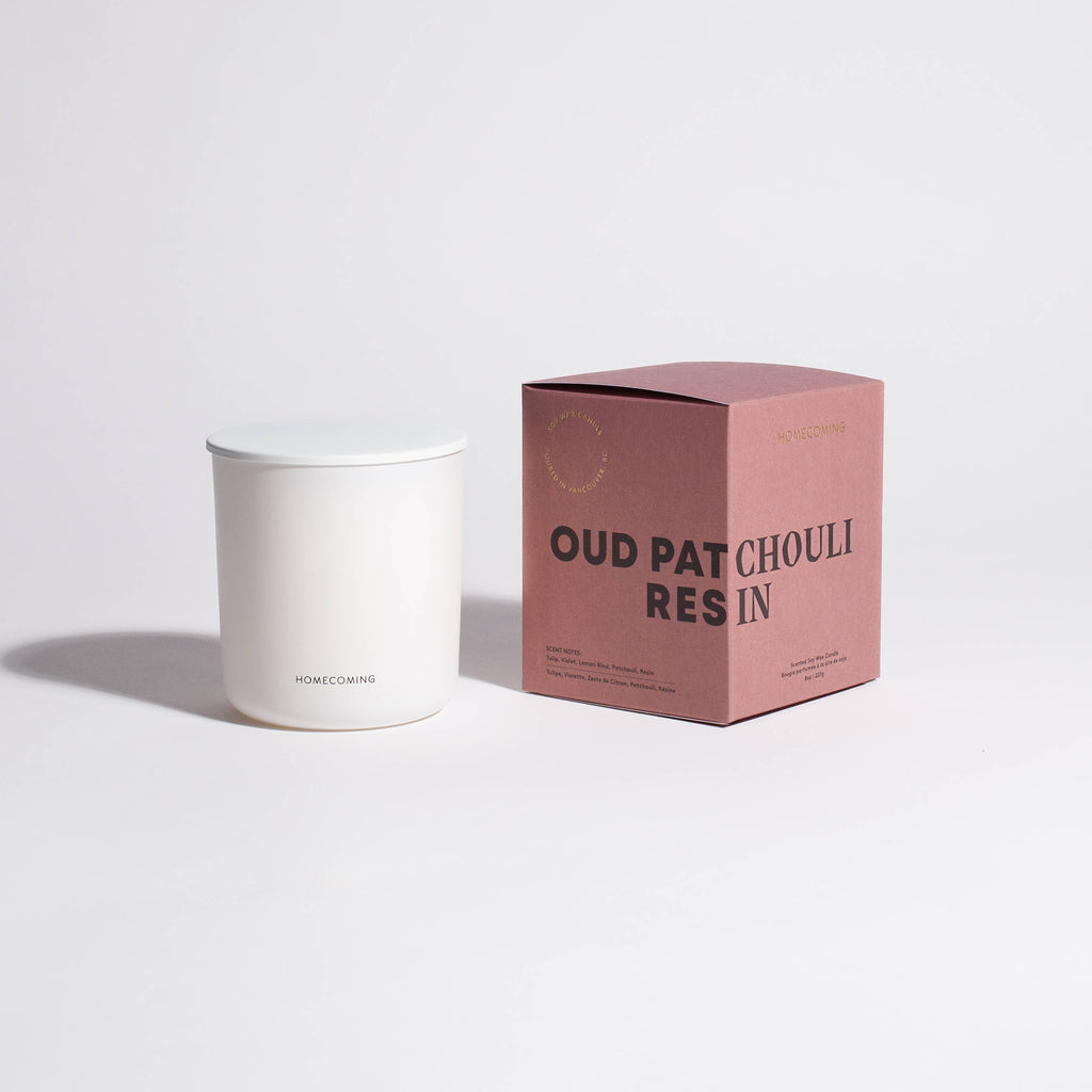 Homecoming | Oud Patchouli Resin Soy Wax Candle