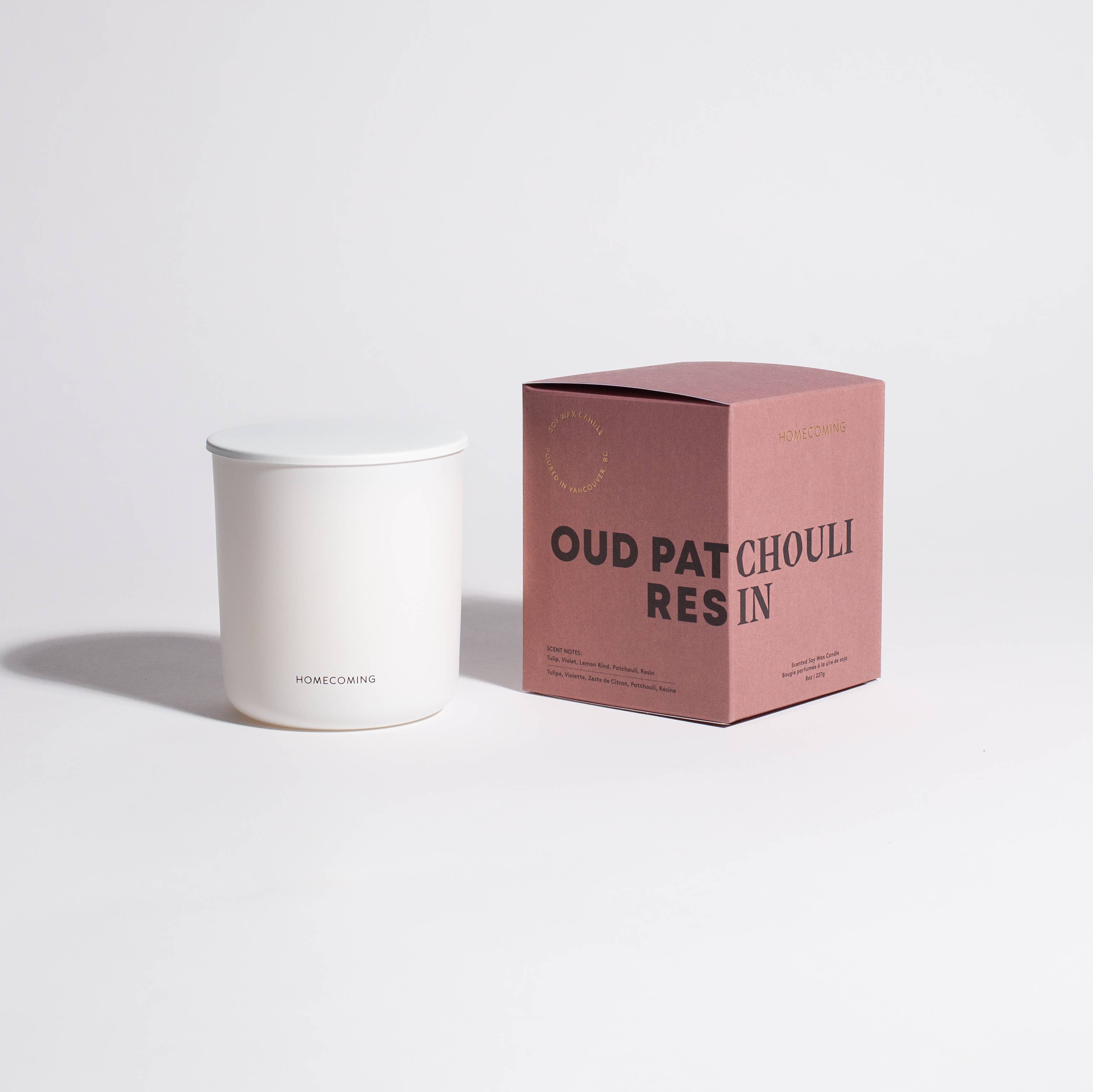 Homecoming | Oud Patchouli Resin Soy Wax Candle