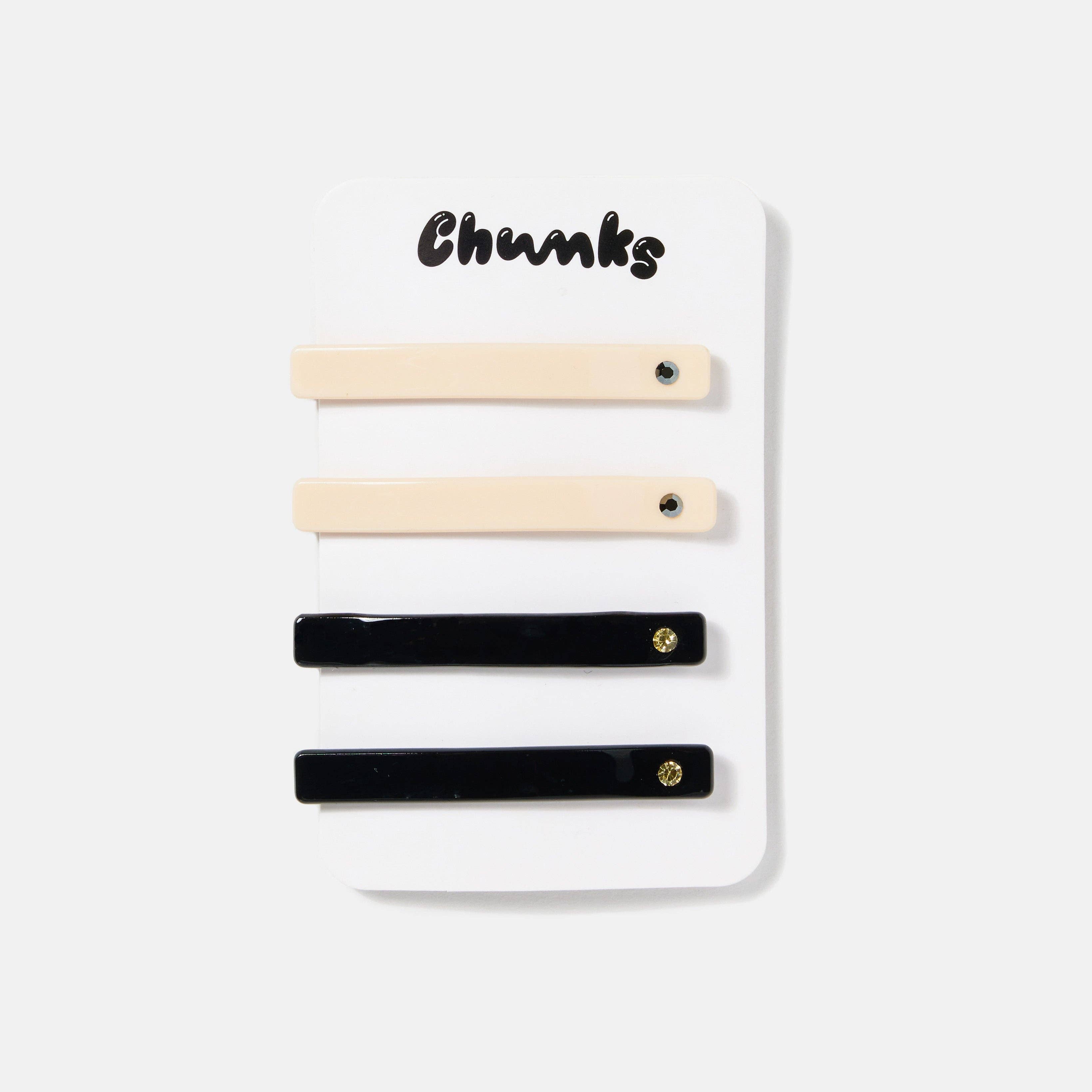 Chunks | Slides - Cream + Black