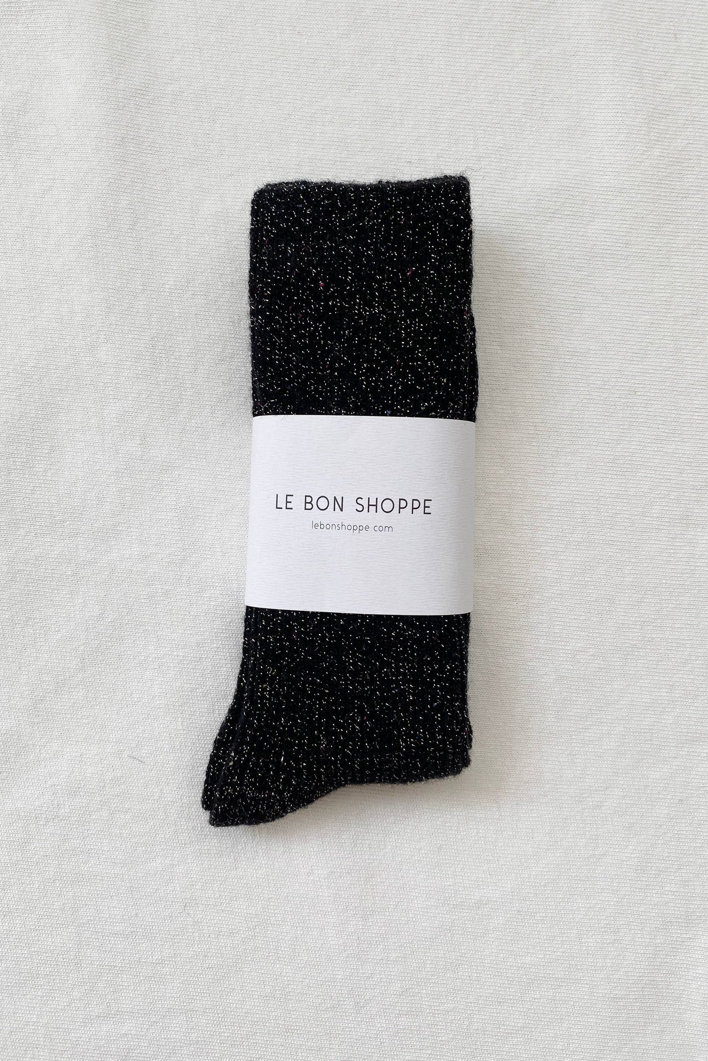 Le Bon Shoppe | Winter Sparkle Socks - Black
