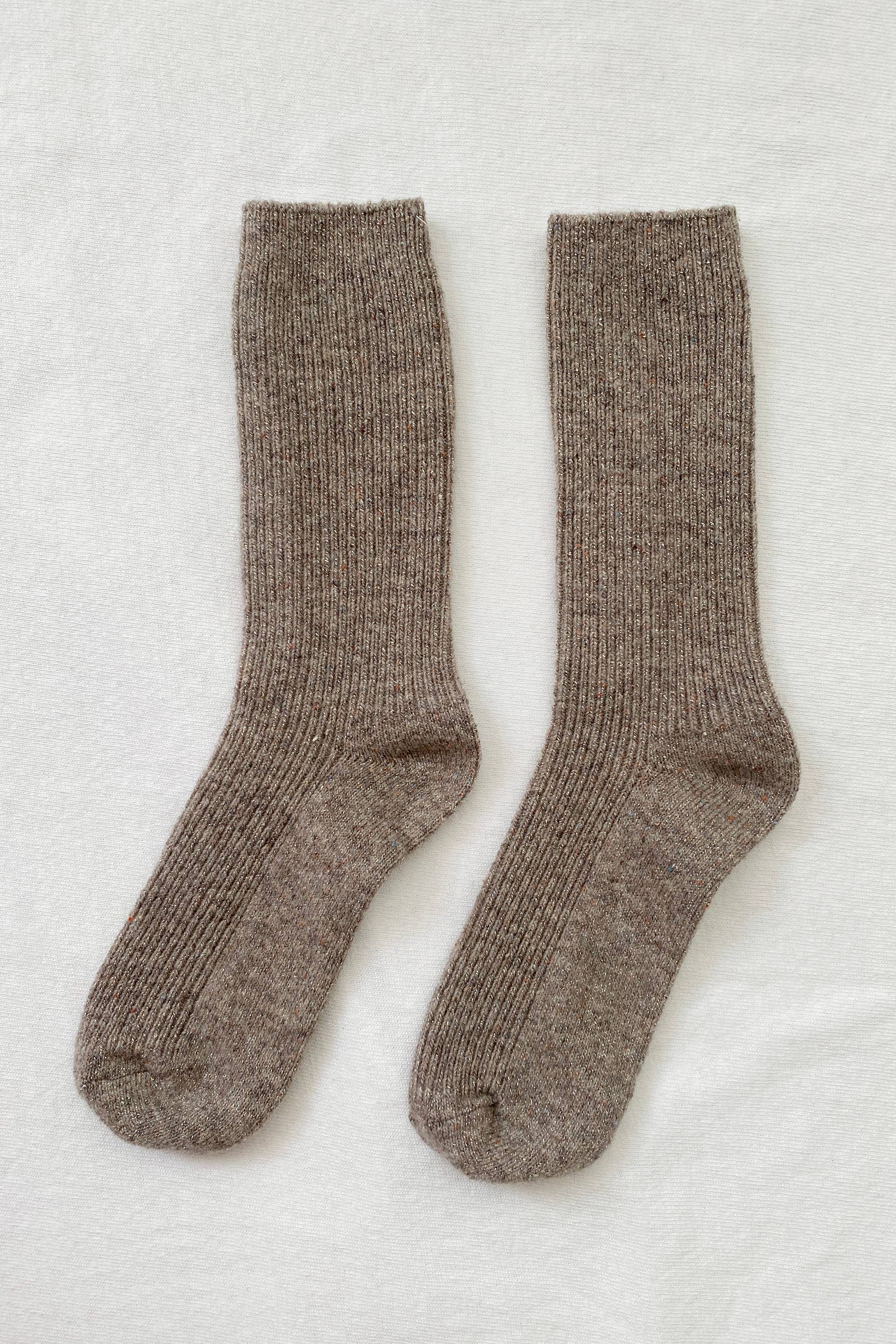 Le Bon Shoppe | Winter Sparkle Socks - Champagne