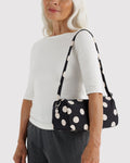 Baggu | Nylon Loaf Bag - Black and Cream Polka Dot