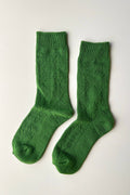 Le Bon Shoppe | Modal Eyelet Socks - Palm Green
